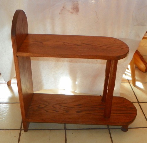 Solid oak mid century tier - mid, 2